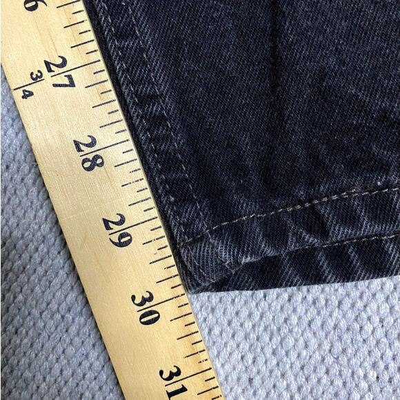 Levi's 522 Vintage Jeans Womens 18 36X30 Black High Rise Tapered Fit Leg USA 90s - Picture 11 of 13